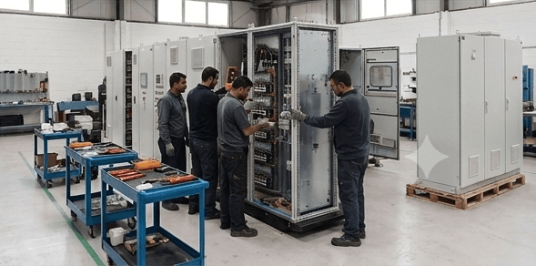 Assembly hall, GCC Switchgear Doha